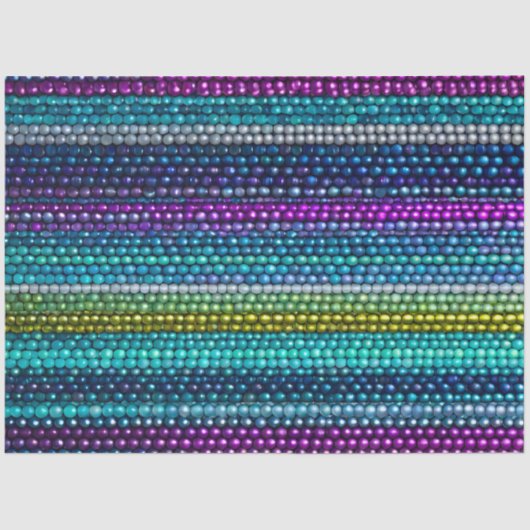 Kleurrijke Bead Art Tissue Paper Tissuepapier (Voorkant)