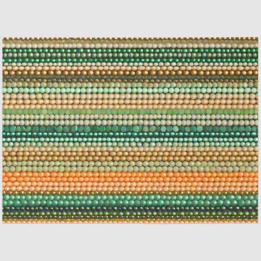 Kleurrijke Bead Art Tissue Paper Tissuepapier (Voorkant)