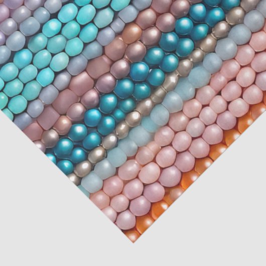 Kleurrijke Bead Art Tissue Paper Tissuepapier (Detail)