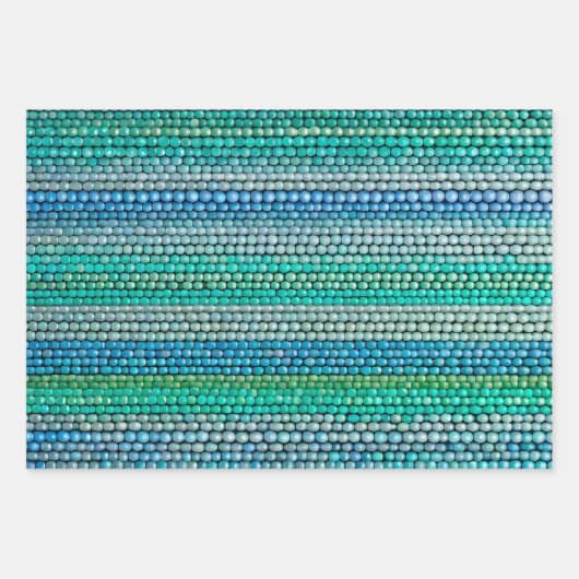 Kleurrijke Bead Art Wrapping Paper Sheets (Voorkant 2)