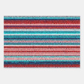 Kleurrijke Bead Art Wrapping Paper Sheets (Voorkant)