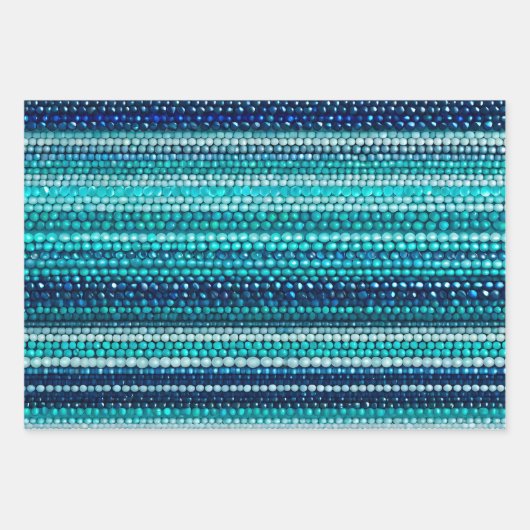 Kleurrijke Bead Art Wrapping Paper Sheets (Voorkant)