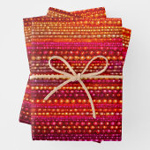 Kleurrijke Bead Art Wrapping Paper Sheets