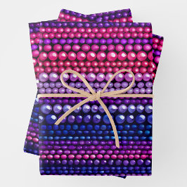 Kleurrijke Bead Art Wrapping Paper Sheets