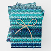 Kleurrijke Bead Art Wrapping Paper Sheets