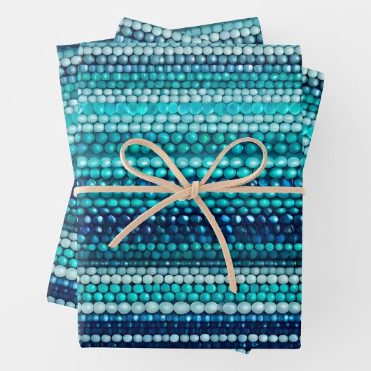 Kleurrijke Bead Art Wrapping Paper Sheets