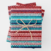 Kleurrijke Bead Art Wrapping Paper Sheets