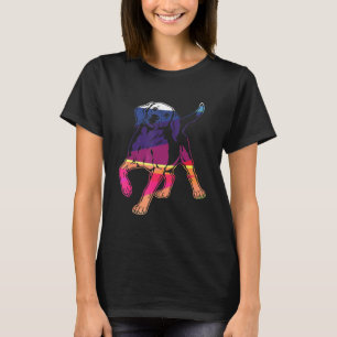 Kleurrijke Beagle Dog T-shirt Funny Beagle Lovers 