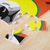 Kleurrijke Beagle Honden Puzzels (Zijkant)