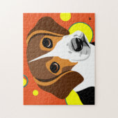 Kleurrijke Beagle Honden Puzzels (Verticaal)