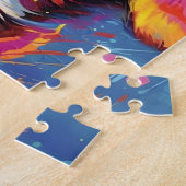 Kleurrijke Beagle Legpuzzel (Zijkant)
