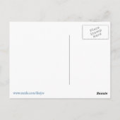 Kleurrijke bedankkaart briefkaart (Achterkant)