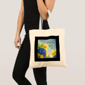 Kleurrijke Bedankt Bloemen Tote Bag (Voorkant (product))