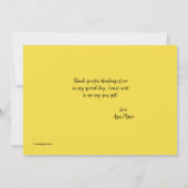 Kleurrijke Bedankt Hartelijk dank (Achterkant)