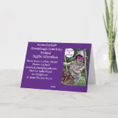 Kleurrijke Begraafplaats Kaart (Achterkant)