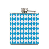 Kleurrijke Beierse vlag Oktoberfest Heupfles (Achterkant)