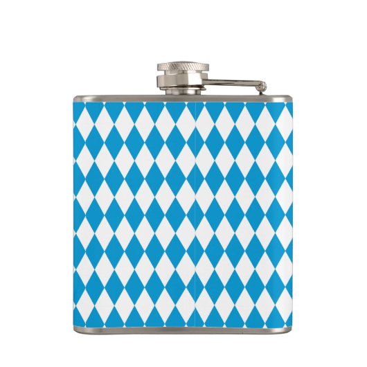 Kleurrijke Beierse vlag Oktoberfest Heupfles (Achterkant)