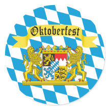 Kleurrijke Beierse vlag Oktoberfest