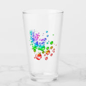 Kleurrijke bellen glas (Voorkant)