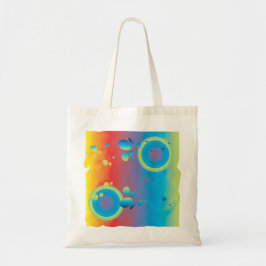 KLEURRIJKE BELLEN TOTE BAG