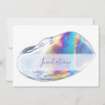 Kleurrijke bellen verjaardagsfeest uitnodiging