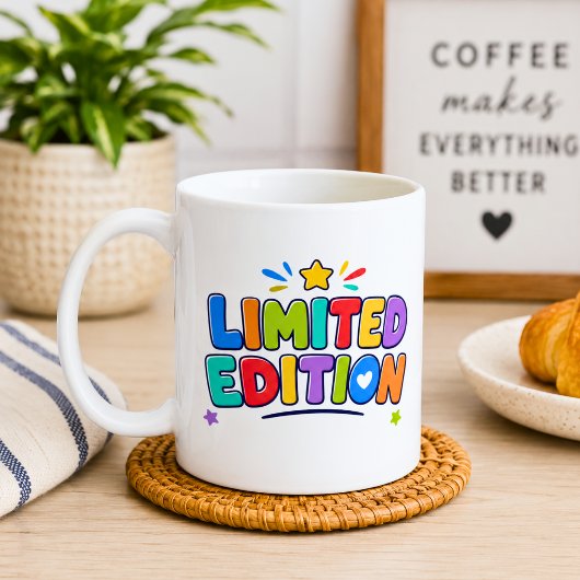 Kleurrijke beperkte editie  koffiemok