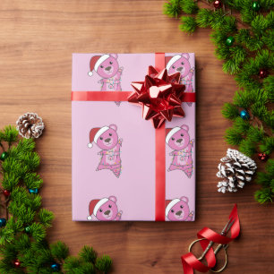 Kleurrijke Beren Beer kerstwinterdieren Cadeaupapier