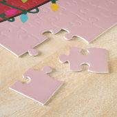 Kleurrijke Beren Beer kerstwinterdieren Legpuzzel (Zijkant)