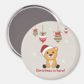 Kleurrijke Beren Beer kerstwinterdieren Magneet (Voorkant / Achterkant)