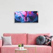 Kleurrijke beren canvas afdruk (Insitu (Woonkamer))