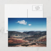 Kleurrijke bergen Valleys rond zout Flats Briefkaart (Voorkant / Achterkant)