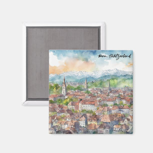 Kleurrijke Bern Zwitserland Europa Zwitsers Magneet