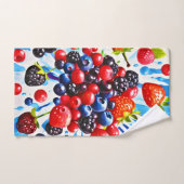 Kleurrijke Berry Fiesta Design Bad Handdoek (Handdoek)