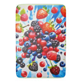 Kleurrijke Berry Fiesta Design Badmat (Voorkant Verticaal)