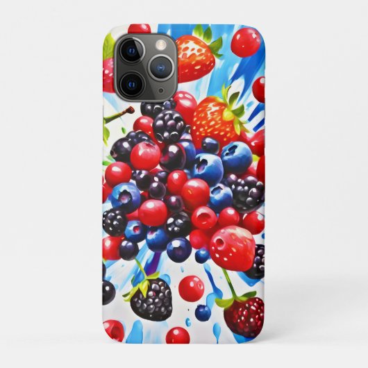 Kleurrijke Berry Fiesta Design Case-Mate iPhone Case (Achterkant)