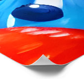 Kleurrijke Berry Fiesta Design Poster (Hoek)