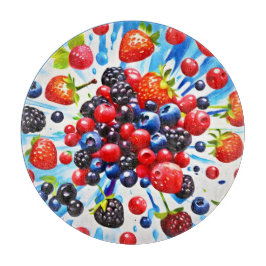 Kleurrijke Berry Fiesta Design Snijplank