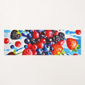 Kleurrijke Berry Fiesta Design Yogamat (Voorkant (horizontaal))