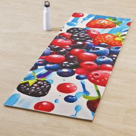 Kleurrijke Berry Fiesta Design Yogamat