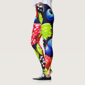 Kleurrijke Berry Medley Design Leggings (Links)