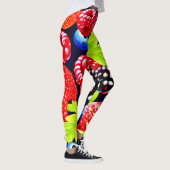 Kleurrijke Berry Medley Design Leggings (Rechts)