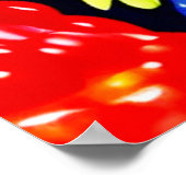 Kleurrijke Berry Medley Design Poster (Hoek)