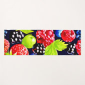 Kleurrijke Berry Medley Design Yogamat (Voorkant (horizontaal))