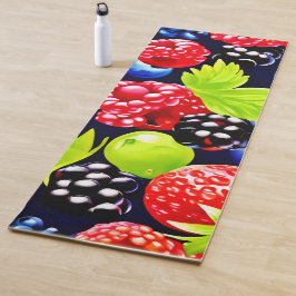 Kleurrijke Berry Medley Design Yogamat