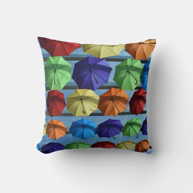 Kleurrijke Bescherming Sierkussen (Voorkant)
