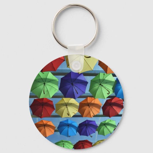 Kleurrijke Bescherming Sleutelring Sleutelhanger (Voorkant)