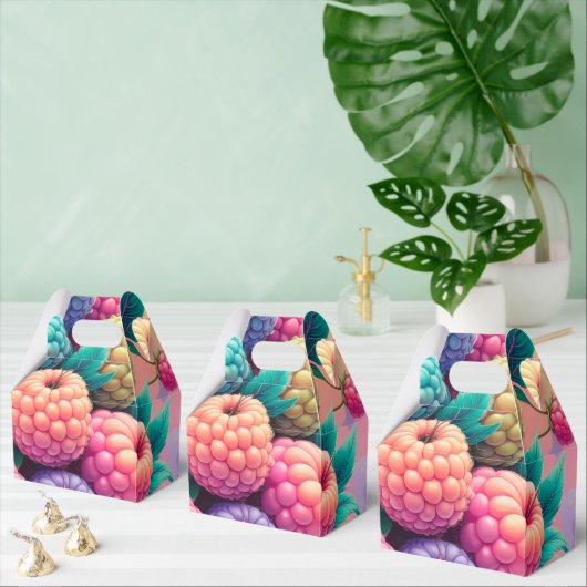 Kleurrijke bessen bedankdoosjes (Meervoudige)