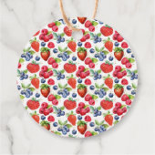 Kleurrijke bessen Hartelijk dank Berry Much verjaa Bedankjes Labels (Achterkant)