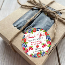 Kleurrijke bessen Hartelijk dank Berry Much verjaa