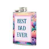 Kleurrijke bessen met beste vader ooit heupfles (Links)